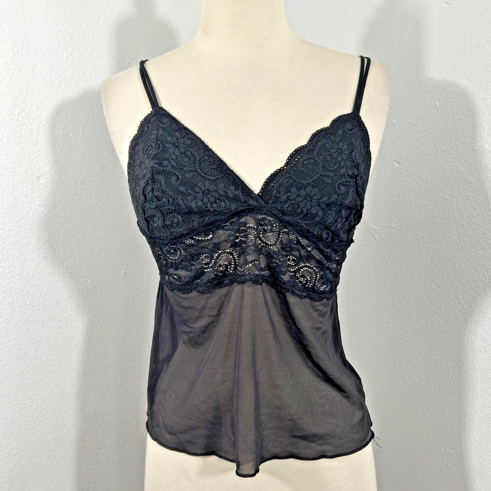 Vassarette Tank Top Womens M Babydoll Romantic Feminine Whimsical Fairycore‎ Y2K